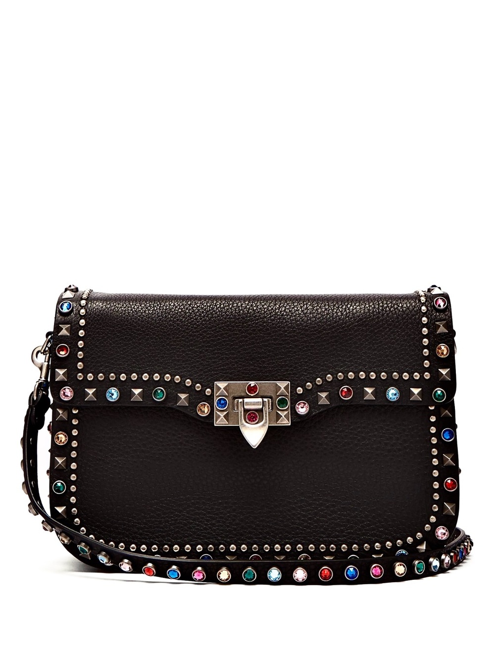 VALENTINO ‘Garavani Guitar Rockstud Rolling Shoulder Bag’